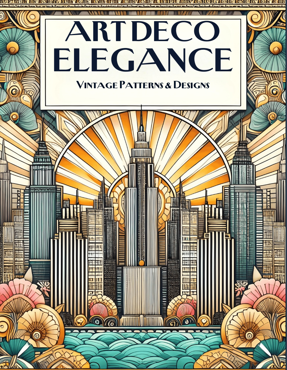 Art Deco Elegance Coloring Book